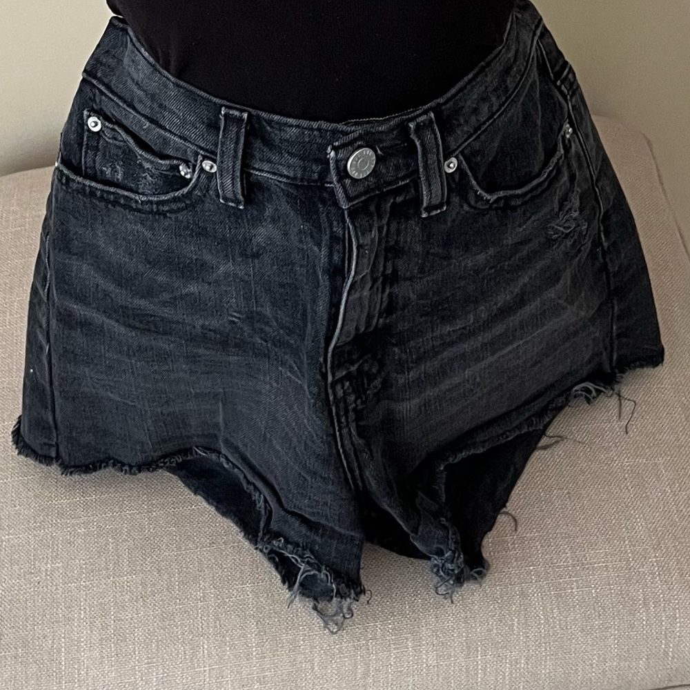 BDG Urban Outfitters Girlfriend Black Denim Shorts